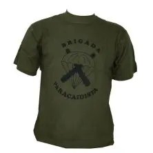 Camiseta Brigada Paracaidista verde