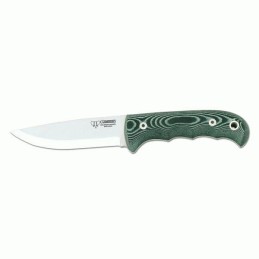 Cuchillo para caza Bushcraft verde