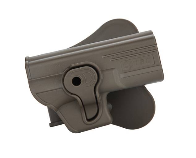 Pistolera rigida alta resistencia para Glock17,18,19,23,34,35 CY-GAG BK 24/48h 