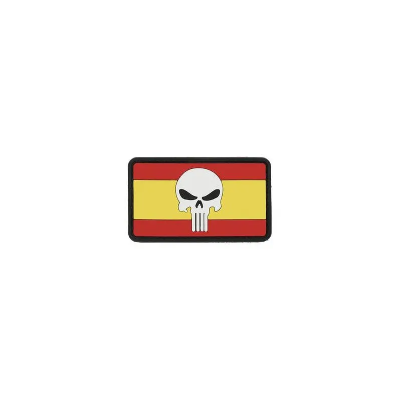Parche bandera España y calavera Punisher