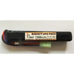 Batería li-po 11,1 V 1300 mAh 20 C tubo