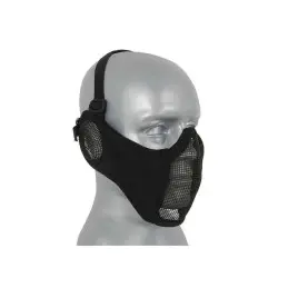 Máscara rejilla protección facial negra