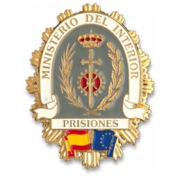 Placa cartera metálica Prisiones