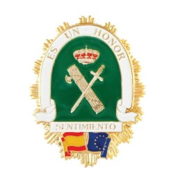 Placa cartera metálica Guardia Civil