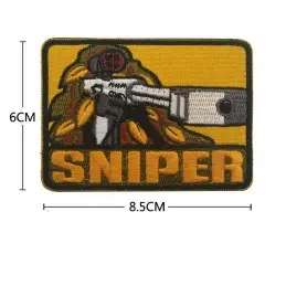 Parche Sniper bordado