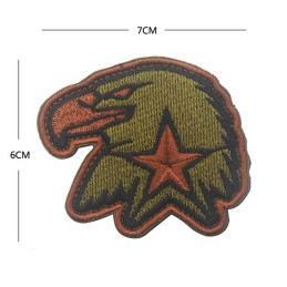 Parche bordado águila estrella