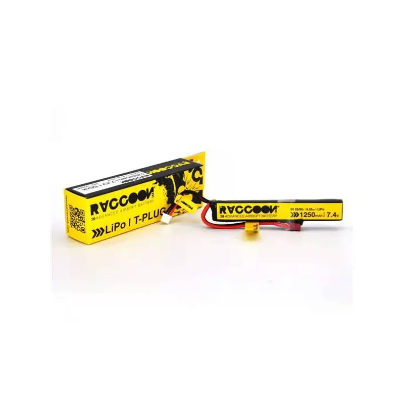 Bateria RACCOON PRO 1250mAh 25/50C 7.4V stick