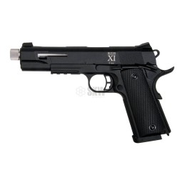 Pistola CO2 Rudis XI negra y plata Secutor