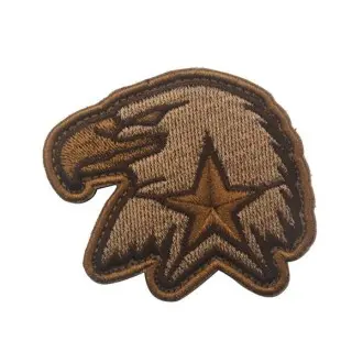 Parche bordado velcro águila estrella F24