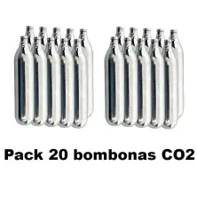 Pack 20 bombonas CO2
