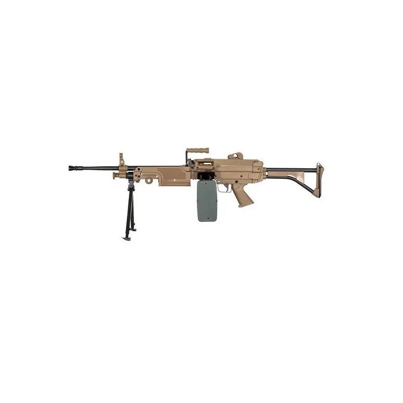 Minimi airsoft SA-249 M249 MK1 CORE™ Machine Gun tan Specna Arms
