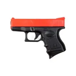 Pistola airsoft muelle MK5 roja negra Saigo