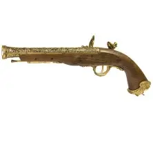 Pistola pirata gold CO2 Century Pirate Flintlock Pistol HGC-502G HFC