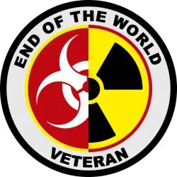 Parche tela impresa End of the world veteran