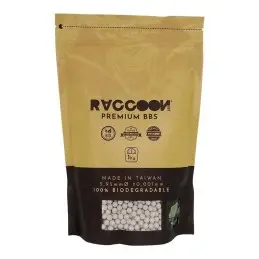 Bolsa bolas 0,28 g bio 1 kg Premium Raccoon