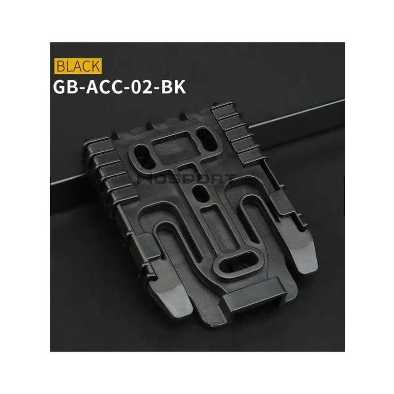 Quick release buckle for adapter base negro