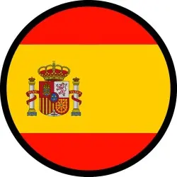 Parche redondo Bandera España con escudo
