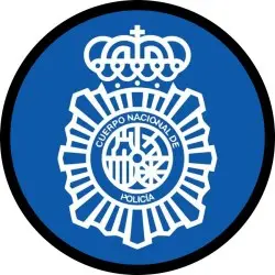 Parche redondo Cuerpo Nacional de Policía azul