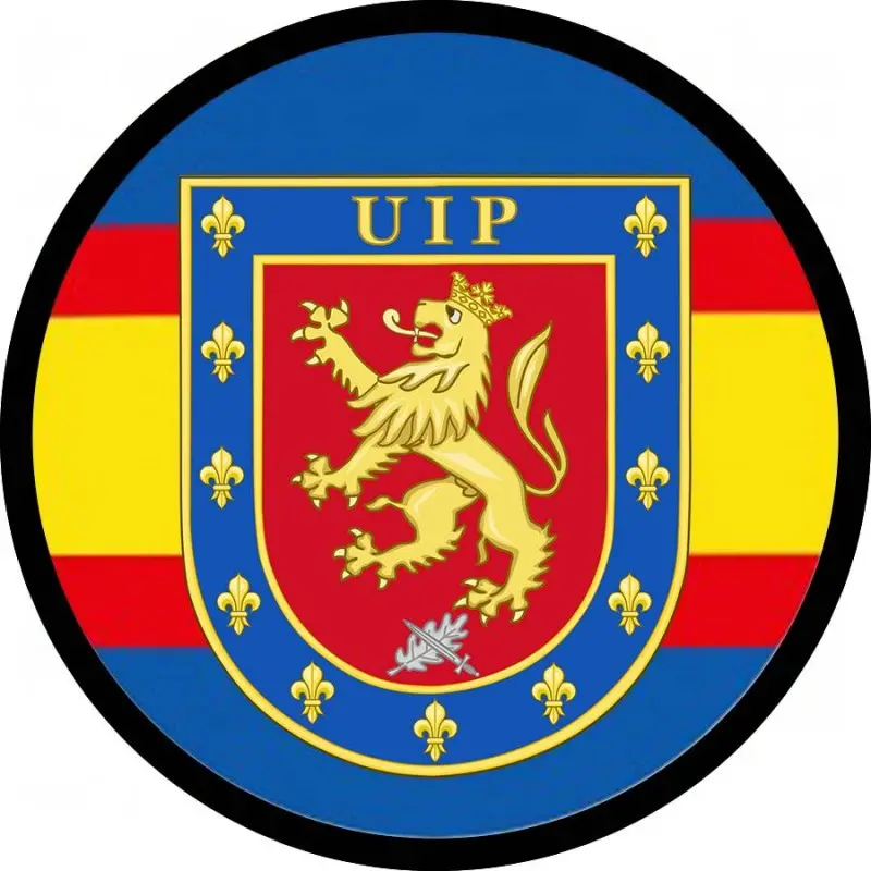 Parche redondo UIP y bandera