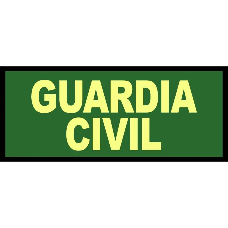 Parche rectangular grande Guardia Civil