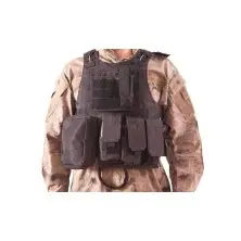Chaleco plate carrier negro...