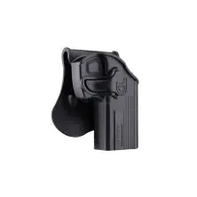 Pistolera rígida Rot 360 C75D - 24/7 Compact negra Amomax