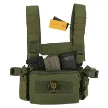 Micro chest rig verde OD Conquer