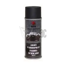 Bote pintura spray army negro MFH