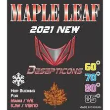 Goma hop up Decepticons 2021 silicona 60º amarilla Maple Leaf
