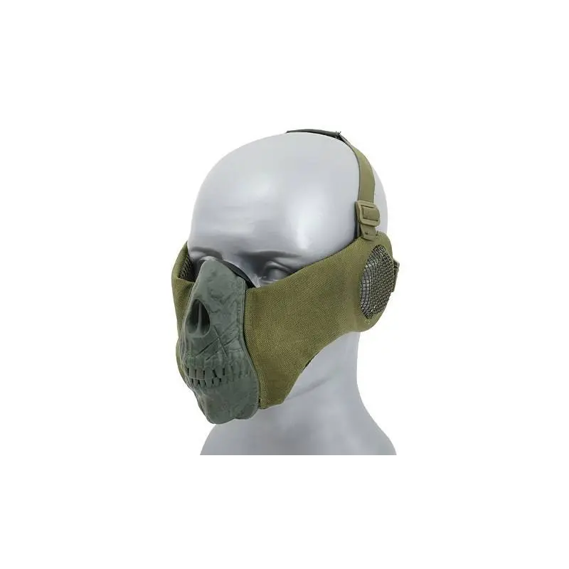 Máscara facial calavera y orejas - Airsoft y Profesional