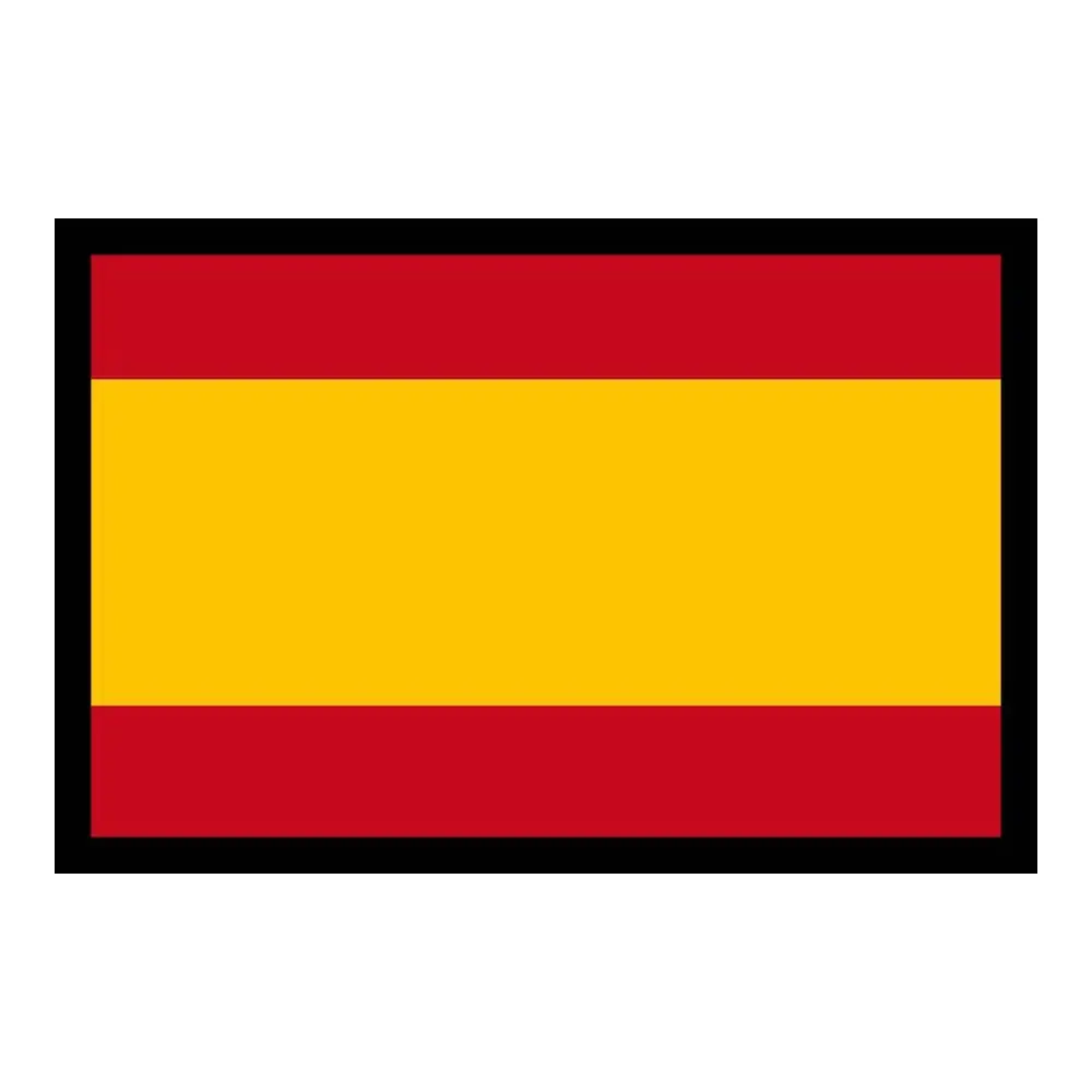 Parche rectangular bandera española