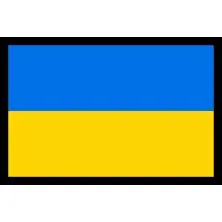 Parche rectangular bandera Ucrania