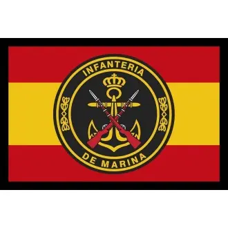 Parche rectangular bandera e Infantería de Marina