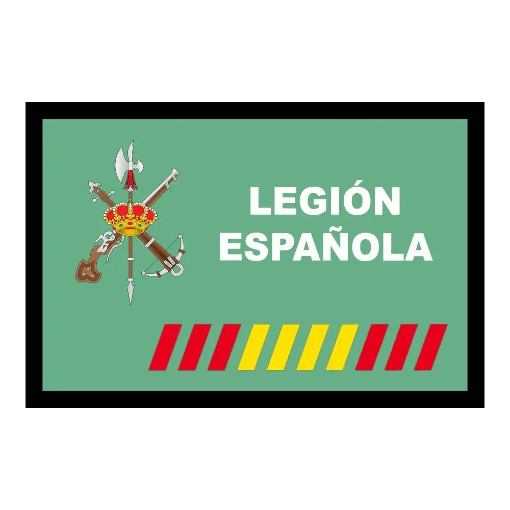 Parche rectangular Legión Española y escudo