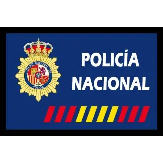 Parche rectangular Policía Nacional