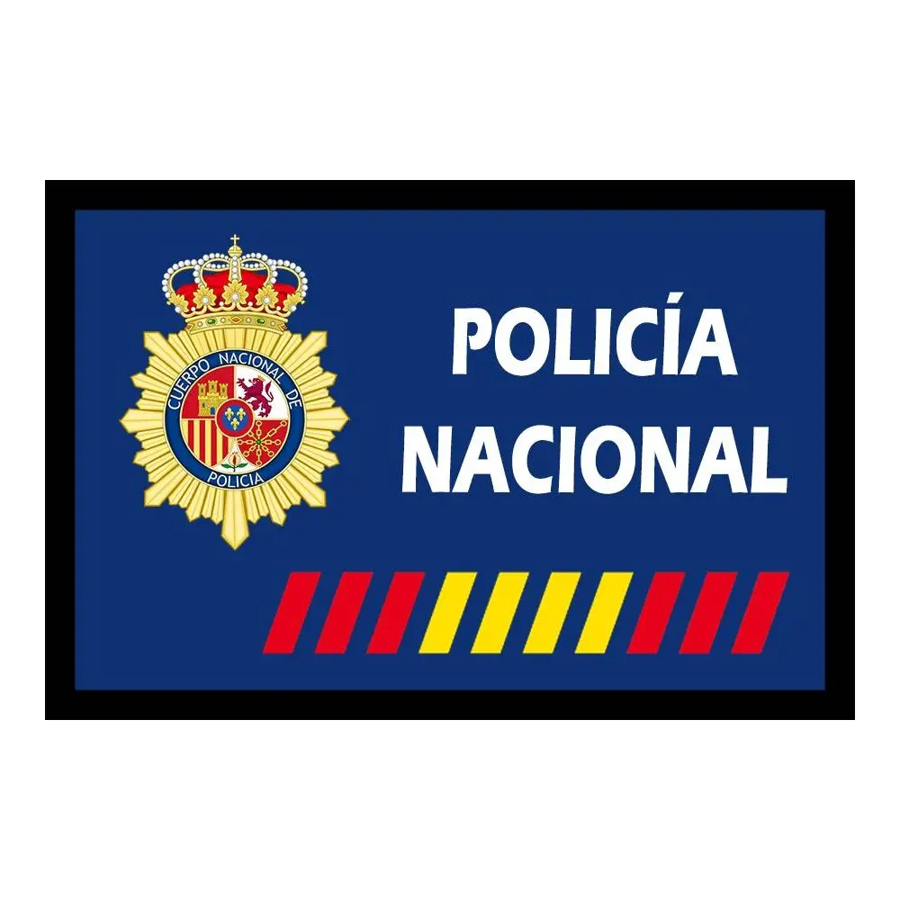 Parche rectangular Policía Nacional
