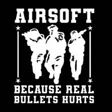 Parche Airsoft Because real...