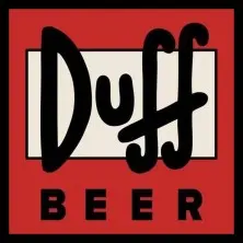 Parche Duff beer cuadrado
