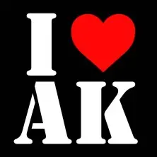 Parche I love AK