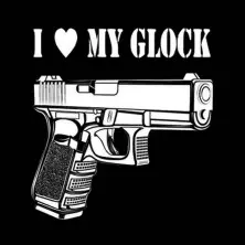 Parche I love my Glock