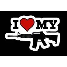 Parche I love my rifle