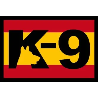 Parche K-9 bandera de España