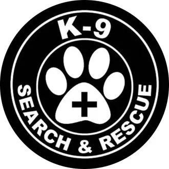 Parche K-9 Search & Rescue...
