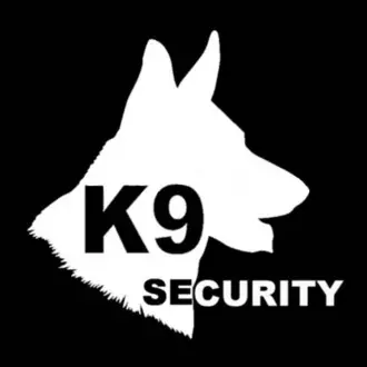 Parche K9 Security negor y blanco