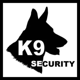Parche K9 Security blanco y...