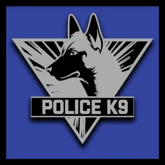 Parche Police K9 azul