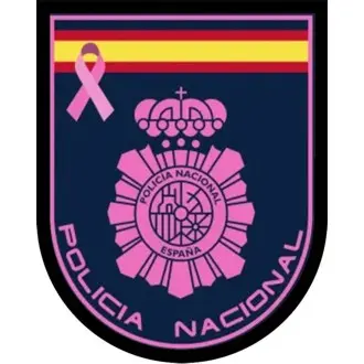 Parche Policía Nacional contra el cancer de mama rosa