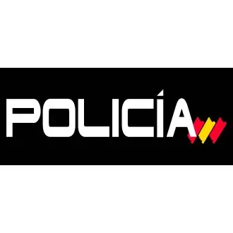 PARCHE PVC BANDERA ESPAÑA 7X5 CM POLICIA