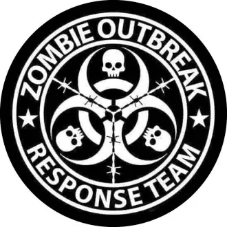 Parche Zombie Outbreak negro