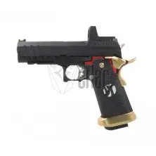 Pistola Hi-capa 4.3 HX2601 full metal negra/dorada